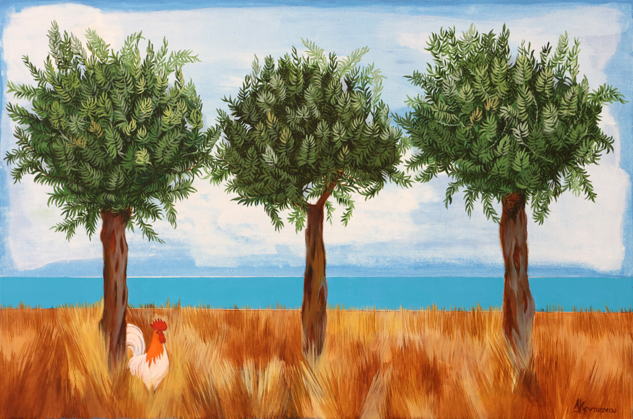 ΕΛΙΕΣ ΑΚΡΥΛΙΚΑ ΣΕ ΚΑΜΒΑ 60 40