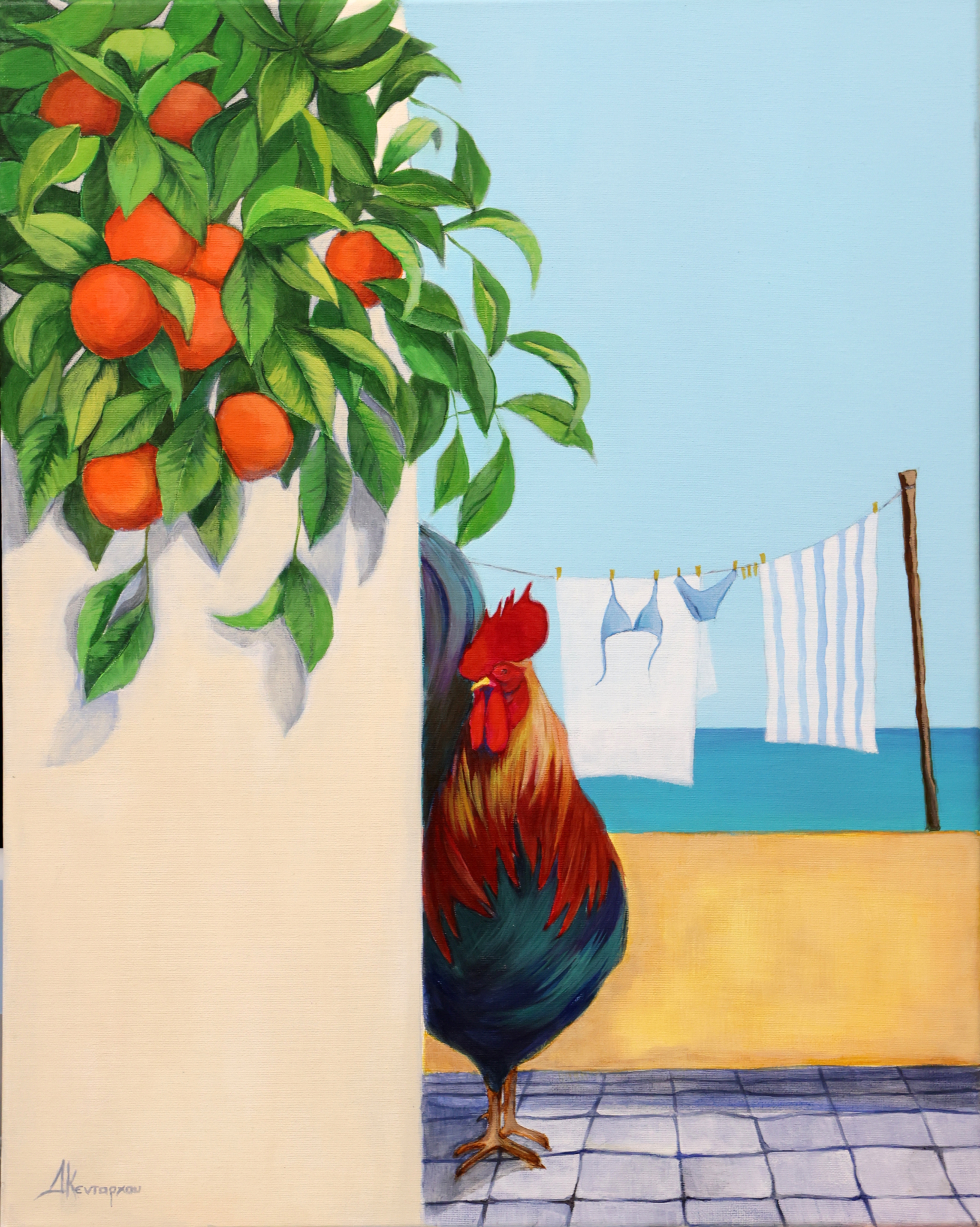 Η ΑΥΛΗ ΜΕ ΤΗΝ ΠΟΡΤΟΚΑΛΙΑ ΑΚΡΥΛΙΚΑ ΣΕ ΚΑΜΒΑ40 50 εκ 2022