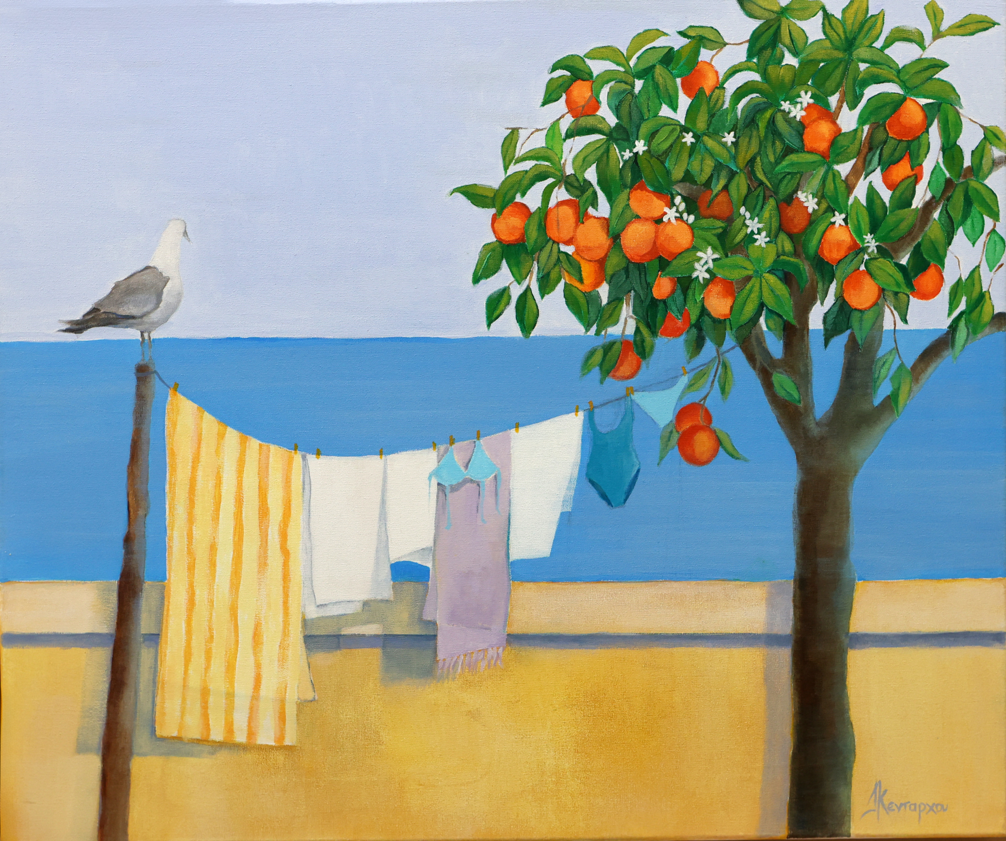 Ο ΓΛΑΡΟΣ ΑΚΡΥΛΙΚΑ ΣΕ ΚΑΜΒΑ 70 50 2023