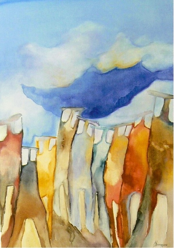 ΧΩΡΙΣ ΤΙΤΛΟ ΑΚΡΥΛΙΚΑ ΣΕ ΚΑΜΒΑ 40 60 2010