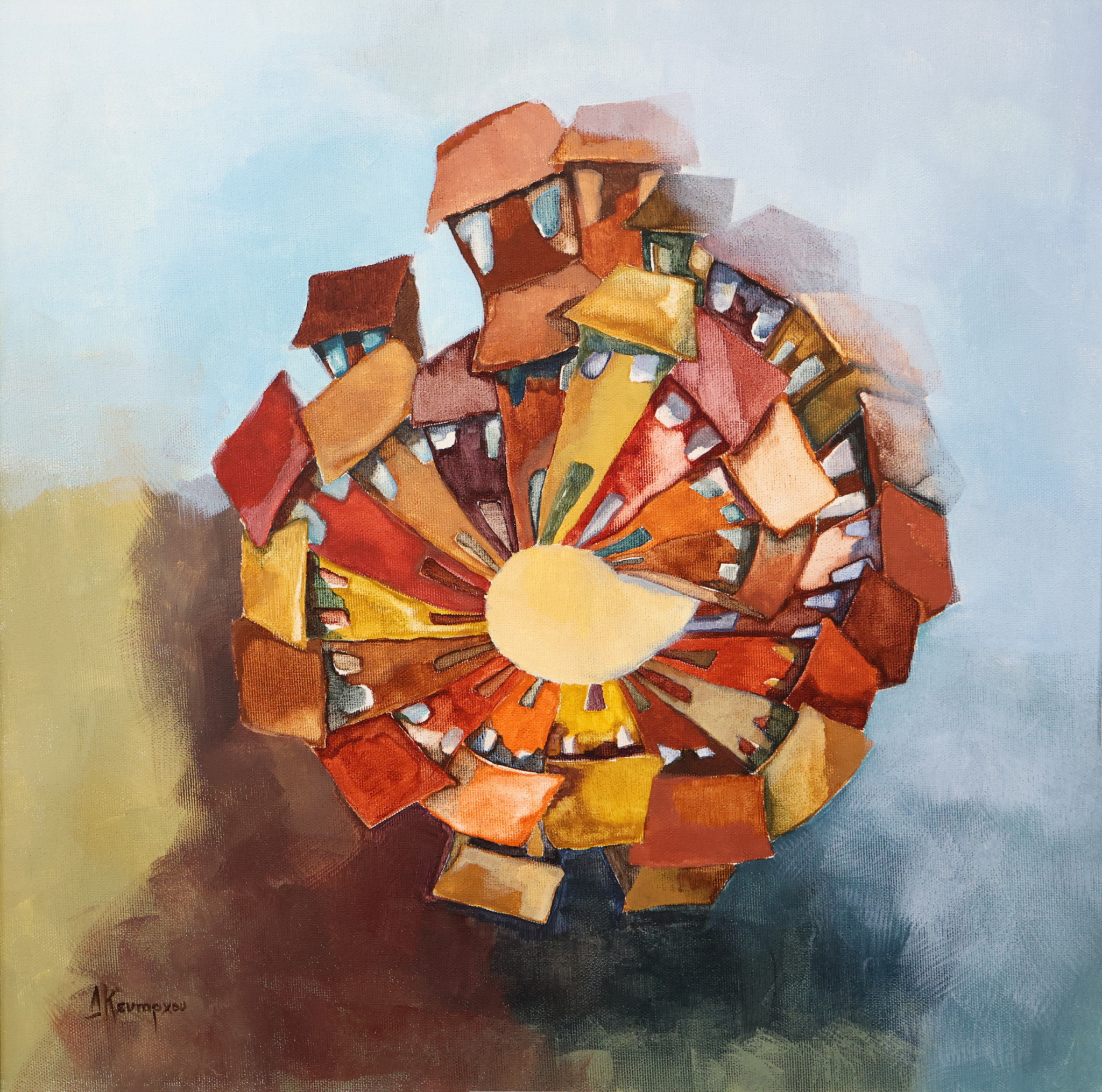 ΧΩΡΙΣ ΤΙΤΛΟ ΑΚΡΥΛΙΚΑ ΣΕ ΚΑΜΒΑ 50 50 εκ 2015